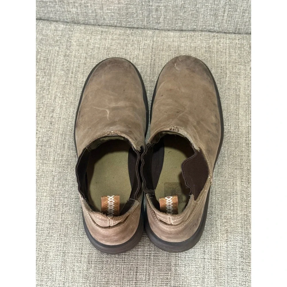 UGG Biltmore Chelsea Boots Mens 9.5 Brown Waterproof Leather Lug Sole 1103789